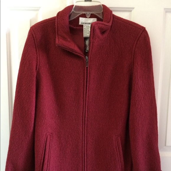 Jones New York Jackets & Blazers - NWT rich red Jones New York wool jacket